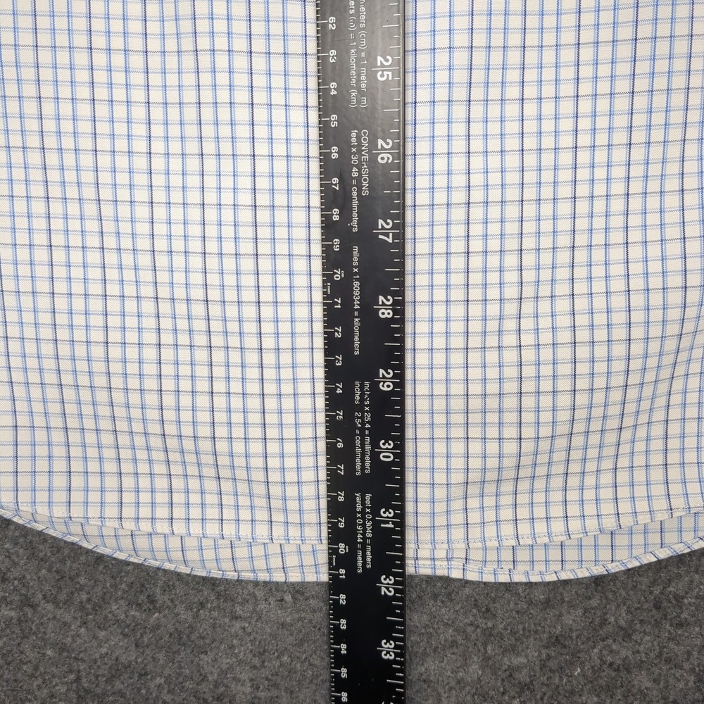 Brooks Brothers Regent Fit Men's Dress Shirt Size 16-33 Blue Plaid Non‎ Iron - Picture 6 of 9